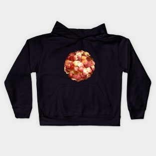 Ball of Pink Petals Kids Hoodie